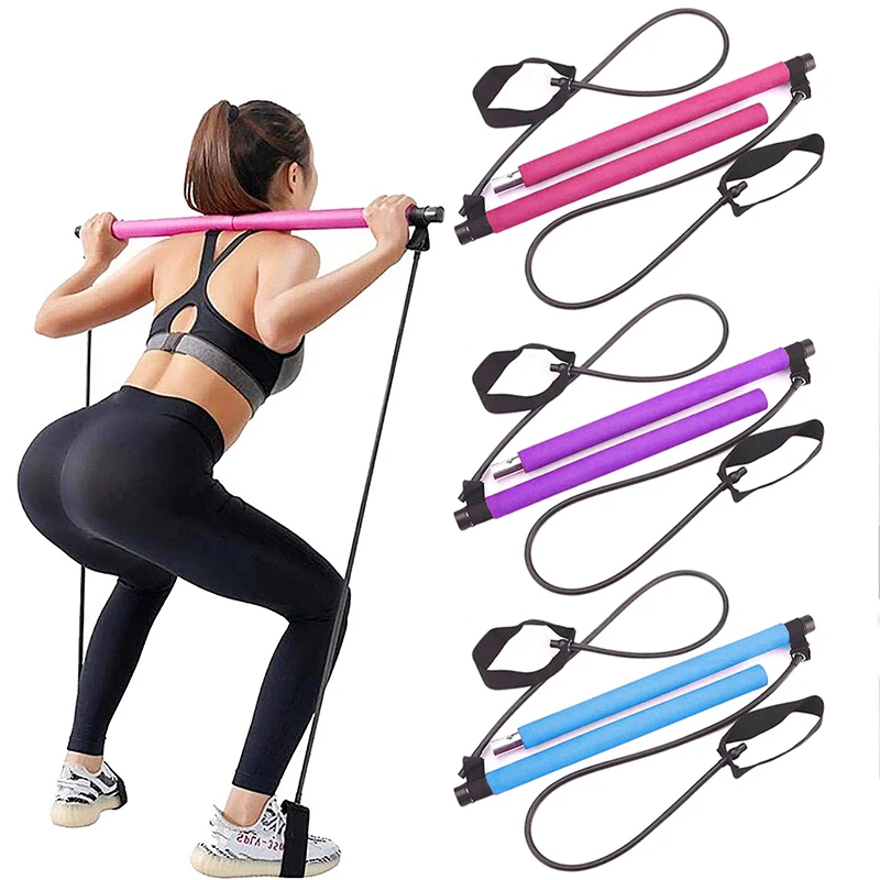 Pilates Bar Resistance Band  Strength Training