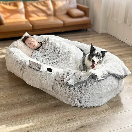 Giant Human Dog Bed - FIts You and Your Pets!