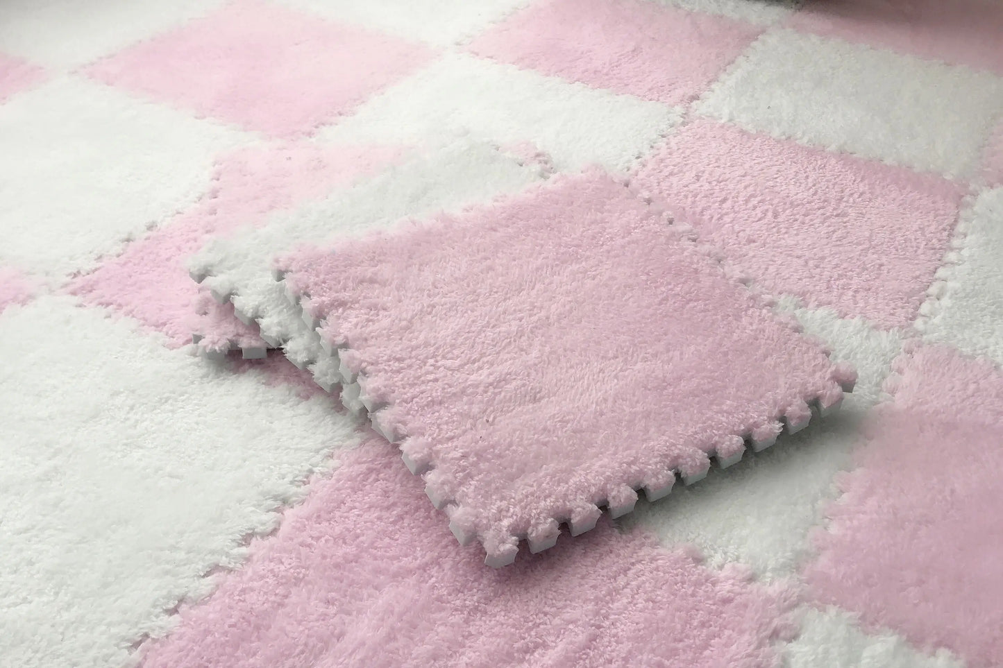 Soft Plush Floor Mat Squares - Perfect for 11.8 in x 11.8in x 0.4in