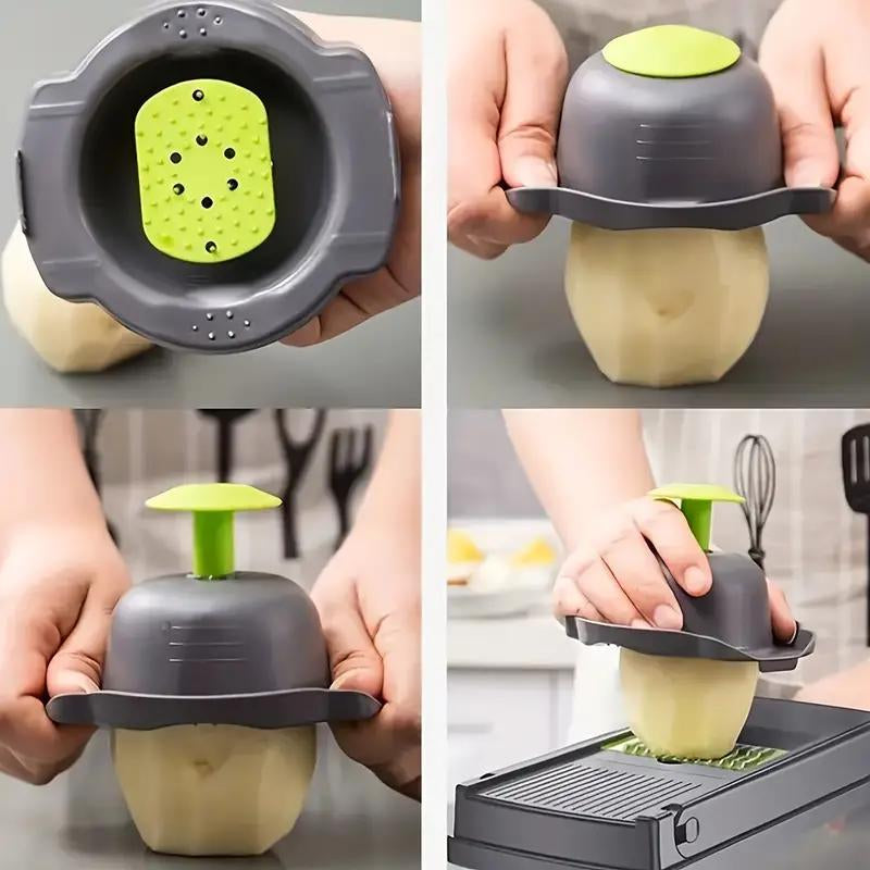 Multifunctional Vegetable Chopper, 16Pcs/Set