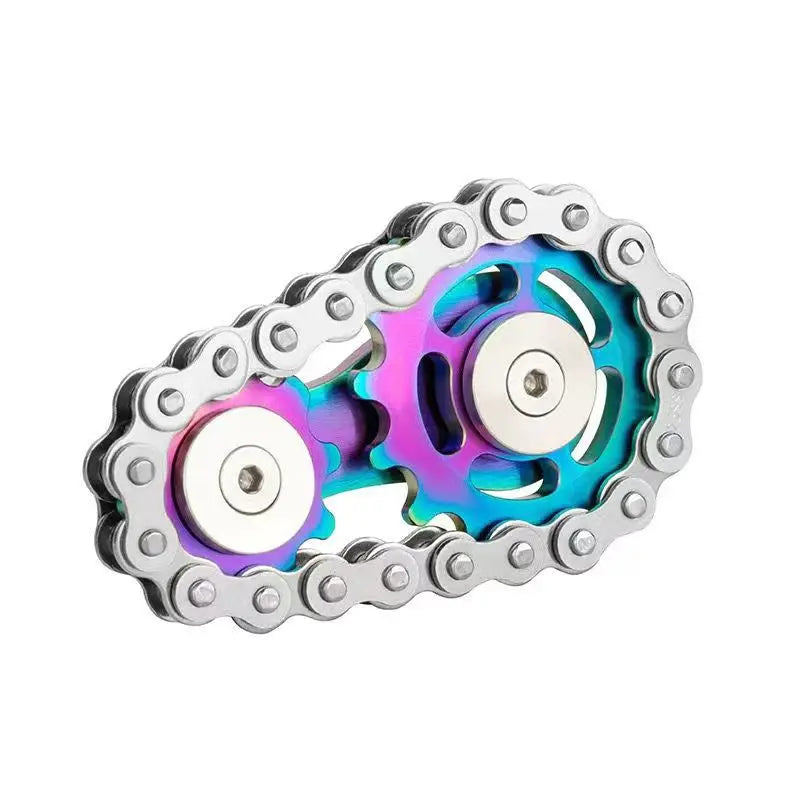 Metal Hand Spinner Chain Gear Fidget