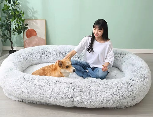 10% Off! Giant Human Dog Bed - FIts You and Your Pets!